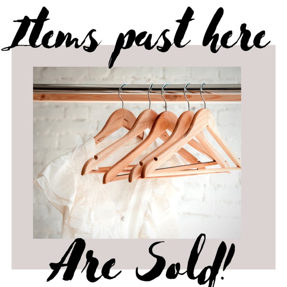 Items past here are sold!
